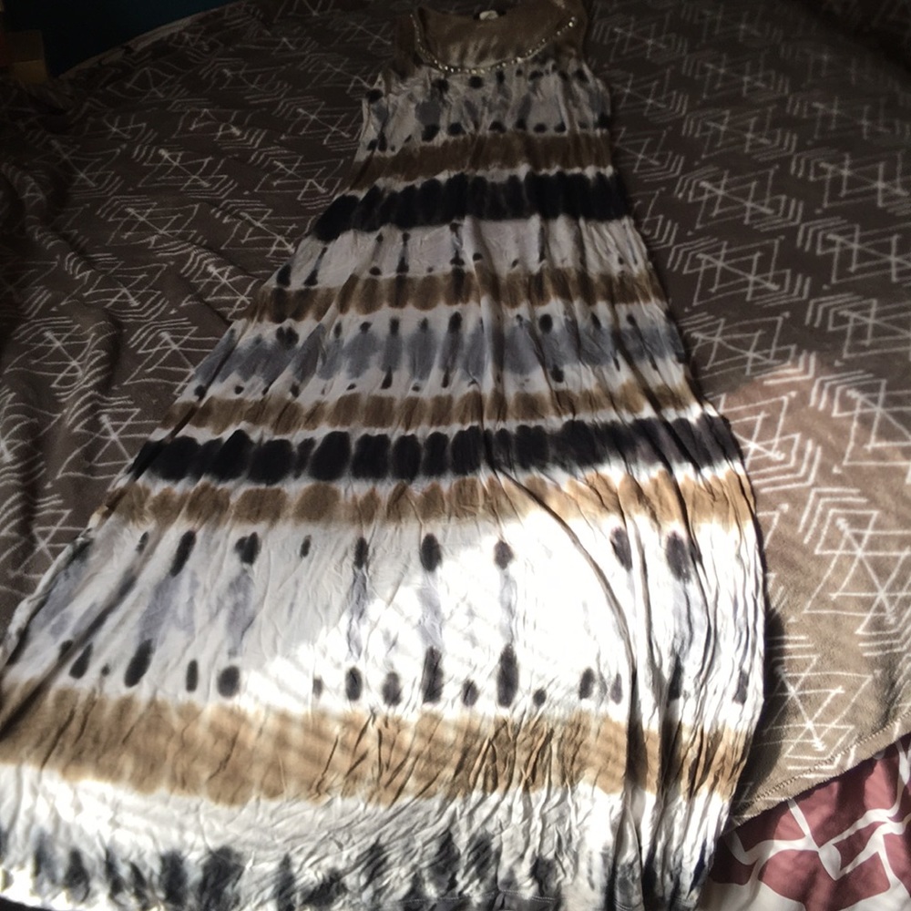 Summers Clearance 👔👗👕👖👢👟👞👠🩴🧥 Women’s multi colored sundress - Picture 6 of 7